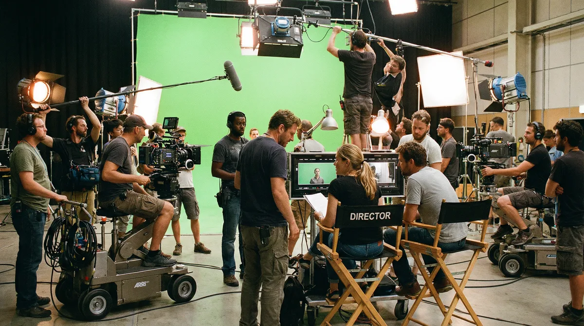 呦呦视频国际影视合作拍摄现场实景